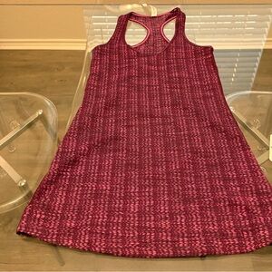 Lululemon Athletica Magenta Textured Tank Top